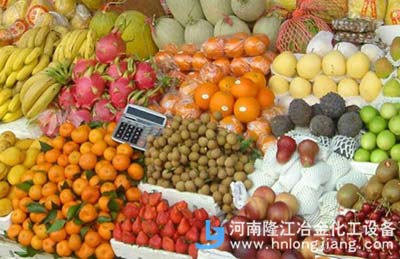 賣(mài)水果的攤子